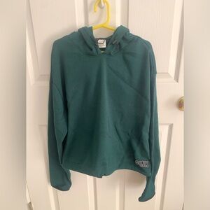 Size medium, dark green sweatshirt from Pink.